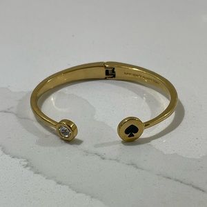 Kate Spade♠️ Spot the Spade Open Hinge Bangle